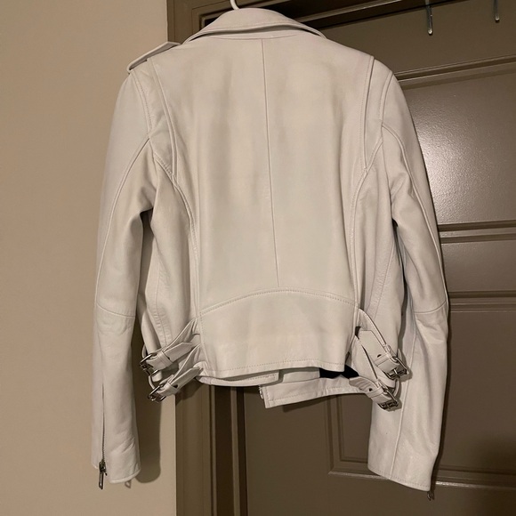 SALE! Walter Baker Liz Leather Crop Moto Jacket - Picture 5 of 5